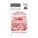Plane over Bellefonte - Red postage