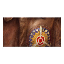 Plane - Pilot - The flight jacket Custom Photo Card