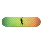 Plane silhouette skate board decks