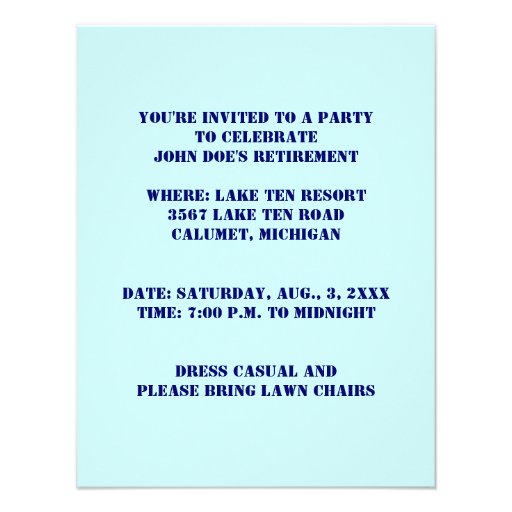 PLANE TAILS & TRAILS PARTY INVITATION EZ2CUSTOMIZE