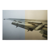 Plane Wing - two tone posters by jgannon Plane Wing - two tone posters