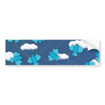 planes bumper sticker