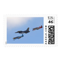 Planes Heritage Filghts Jets P 51 Mustangs postage