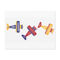 Planes postcards