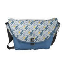 Planes Silhouettes Pattern Messenger Bags at Zazzle