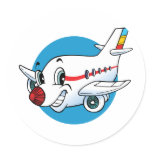 planesmile sticker