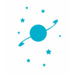 Planet and stars t-shirts