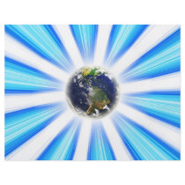 Planet Earth Abstract Vortex Custom Flyer