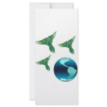 Planet Earth and Birds Customized Rack Card