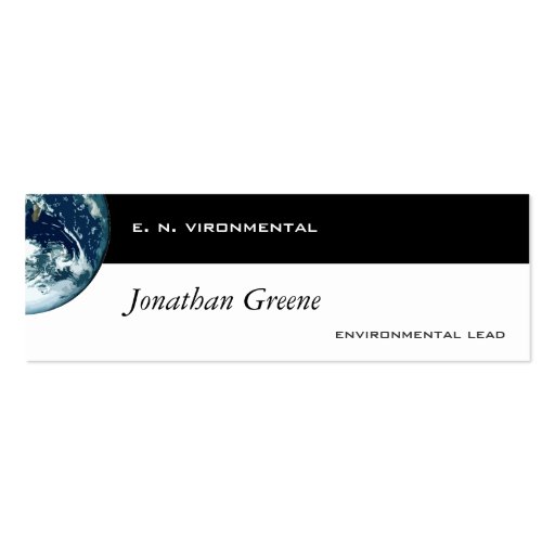 Planet Earth Business Cards