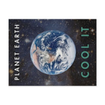 planet earth / cool it postcards by robertpiser planet earth / cool it postcards