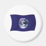 Planet Earth Flag Magnet