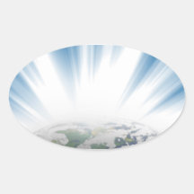 Planet Earth from Space Sticker