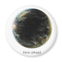 Planet Earth Gear magnets by ThinkAtheist Planet Earth Gear magnets