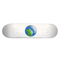 Planet Earth Globe Skate Board Decks