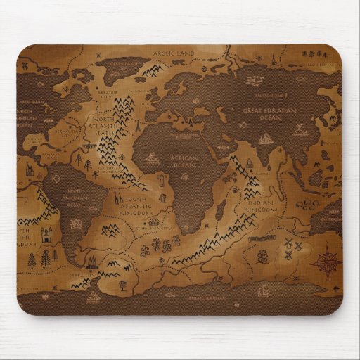 Planet Earth-Inversed Mouse Mats