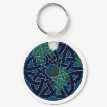 Planet Earth keychain