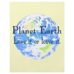 Planet Earth - Love it or Leave It Personalized Flyer