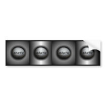 Planet Earth Model Bumper Sticker bumper stickers