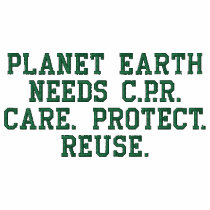 Planet Earth Needs C.P.R. Women Embroidered Shirt embroidered shirts by gramabarb Planet Earth Needs C.P.R. Women Embroidered Shirt embroidered shirts
