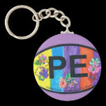 Planet Earth Peace Key Chain keychains