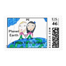 Planet Earth Stamp