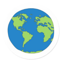 Planet Earth stickers