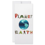 Planet Earth with Chili Peppers rack cards