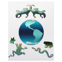 Planet Earth with Herps Letterhead Design