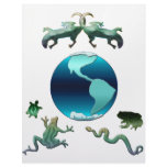 Planet Earth with Herps Letterhead Design