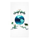 Planet Earth with Herps Customized Photo Card