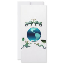 Planet Earth with Herps Custom Rack Card