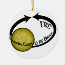 Planet Eris Bringing Chaos To The Universe Christmas Tree Ornaments