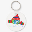 Planet Hug Recycle Keychain by MzLisaMichelle Planet Hug Recycle Keychain