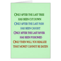 Planet Lament Greeting Card