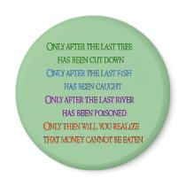 Planet Lament Fridge Magnet