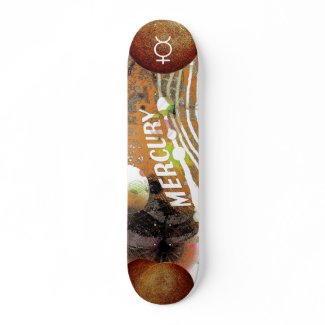 Planet Mercury skateboard