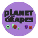 Planet of the Grapes stickers