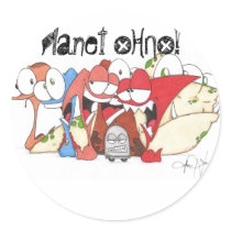 Planet OHNO! Spring Line stickers