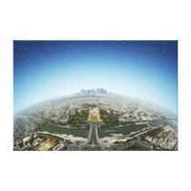 Planet Paris Gallery Wrap Canvas