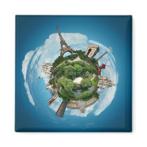 Planet Paris magnet by BluePlanet Planet Paris magnet