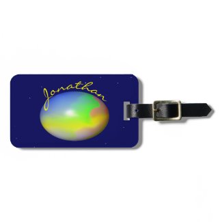 Planet Personalized Luggage Tags