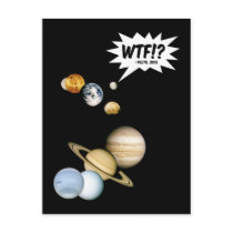 Planet Pluto WTF!? Postcard
