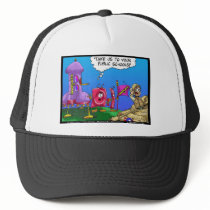 Planet Prophylactica Invades Earth Funny Gifts hats by beardiethor123 Planet Prophylactica Invades Earth Funny Gifts hats