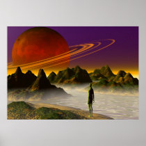 Planet Rise Posters