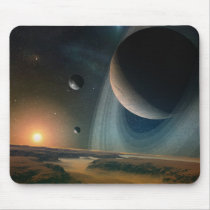 Planet scape mousepad mousepads