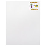Planet Warming Alien Letterhead Design