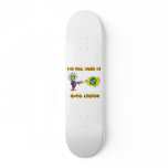 Planet Warming Alien Skate Deck