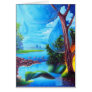 PLANET WATER - Leomariano plastic artist Greeting Card