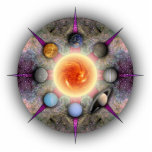 Planetary Mandala Photo Sculpture